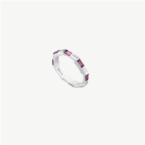 gucci link to love rubellite ring|gucci blind for love leather.